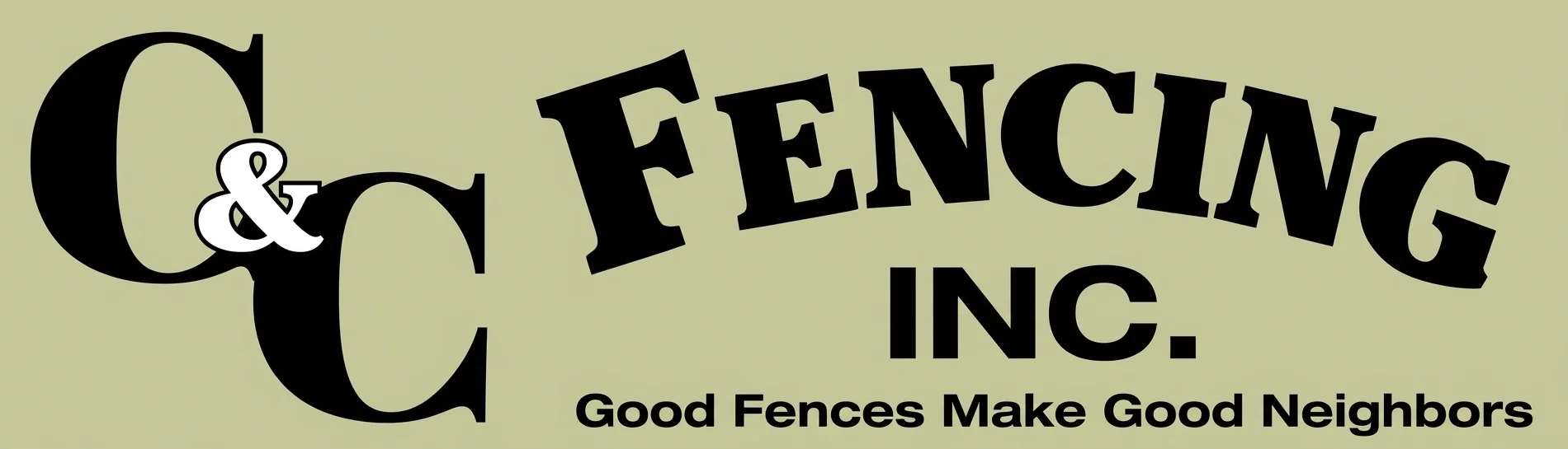 C & C fencing logo